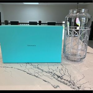 Tiffany Crystal Glass Vase